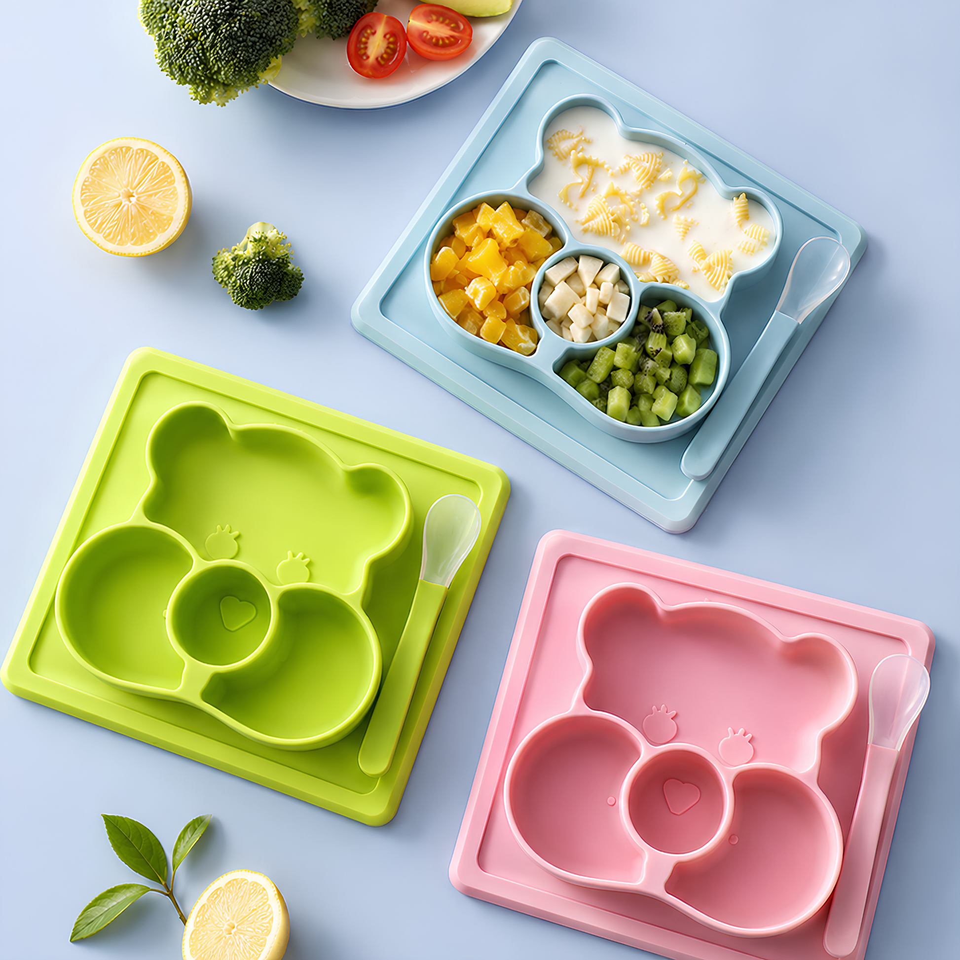 Noa Nest Silicone Table Tray Mealtime Mat