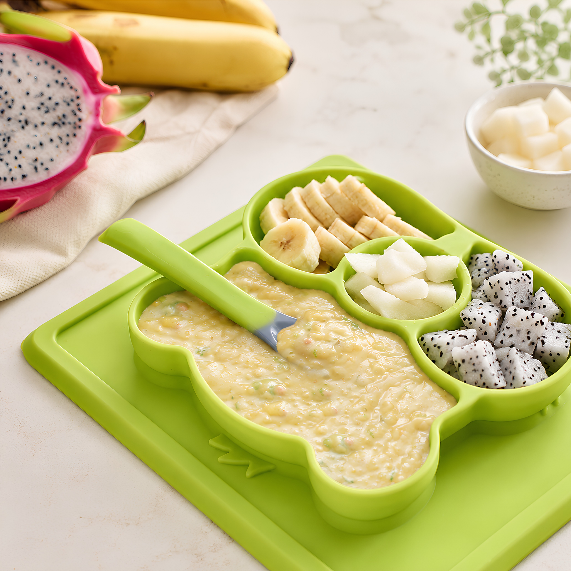 Noa Nest Silicone Table Tray Mealtime Mat