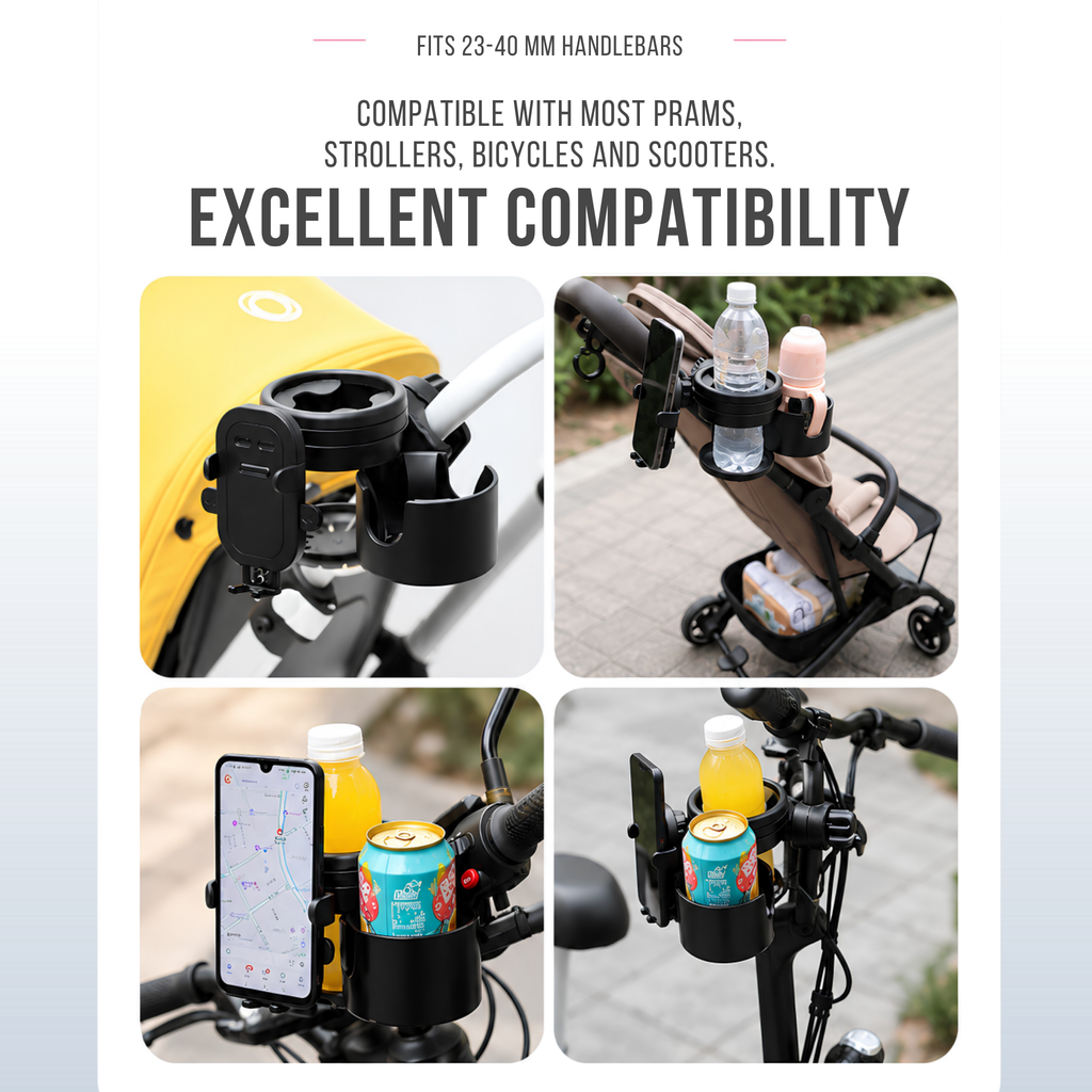 Noa Nest 2-in-1 Pram Cup Holder