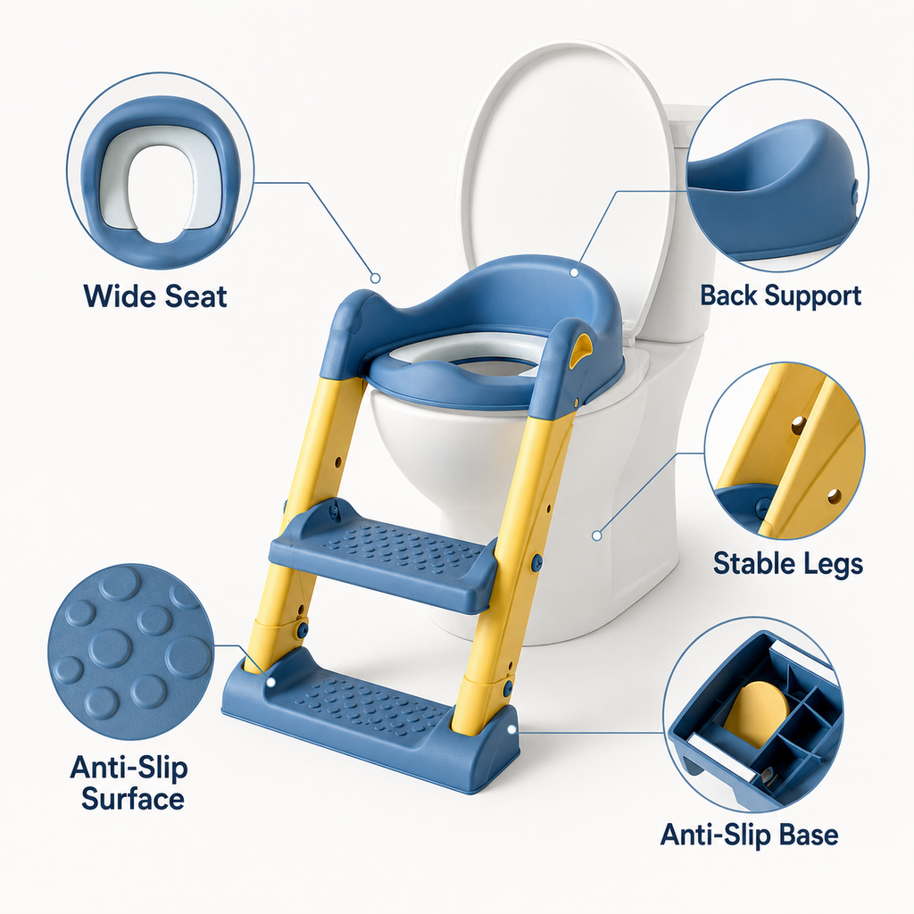 Noa Nest Foldable Potty Training Ladder Seat