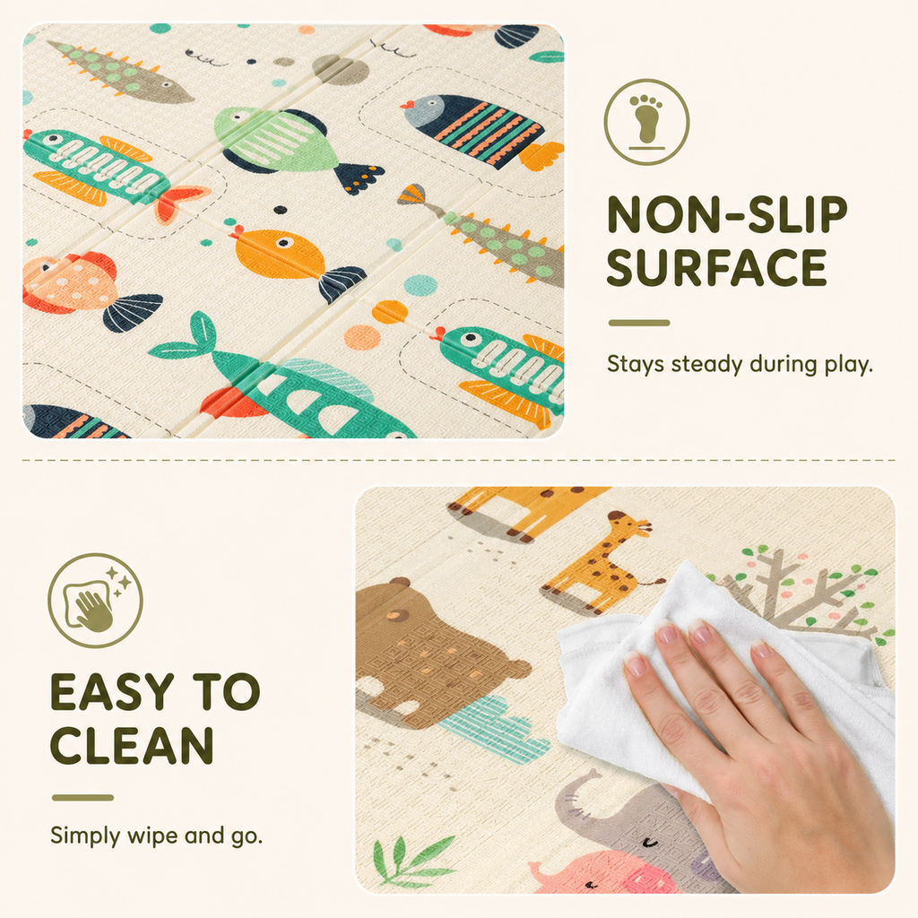 Noa Nest Foldable Baby Play Mat