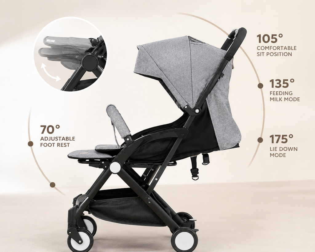 Noa Nest Lightweight Compact Travel Stroller