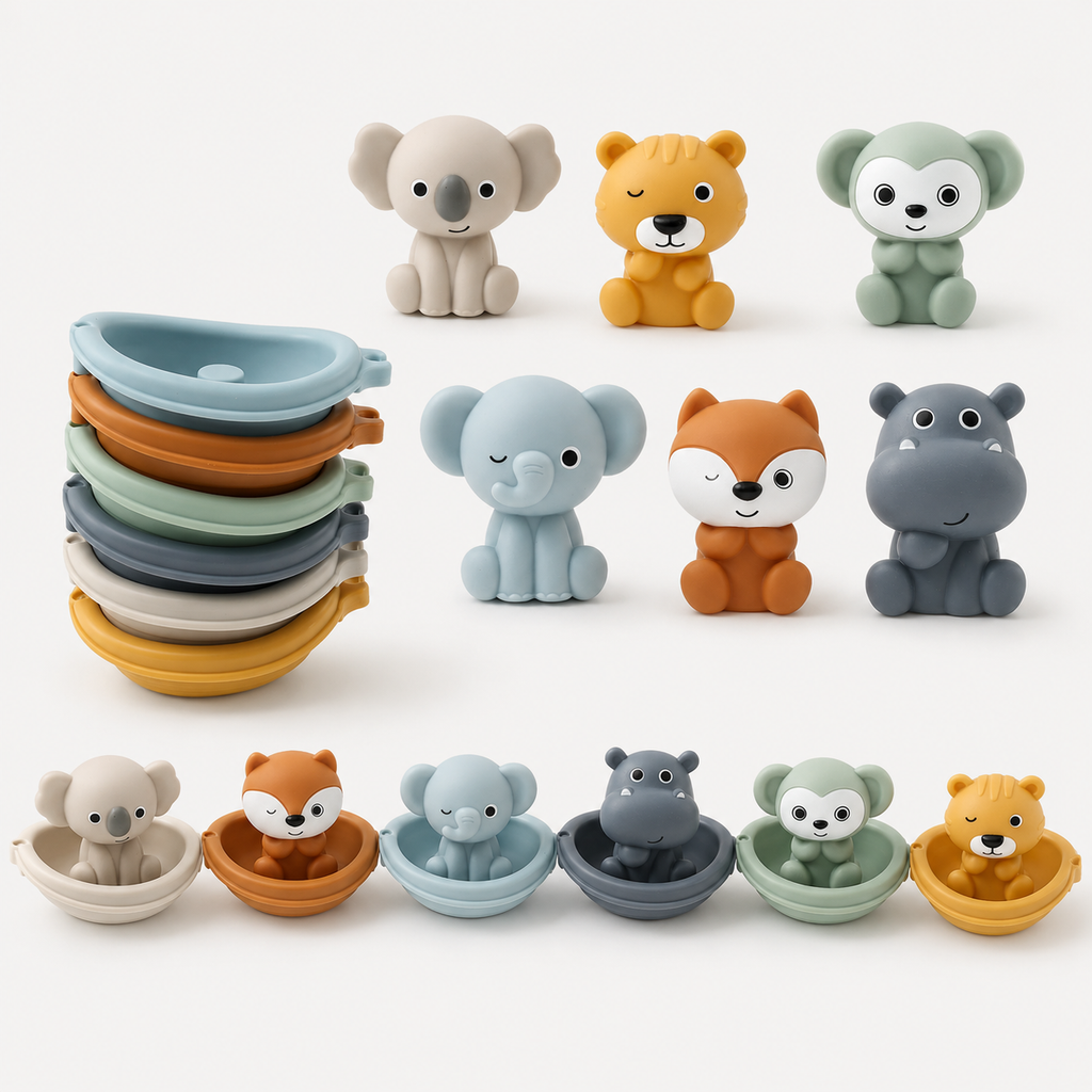 Connect & Float Animal Bath Toys Set