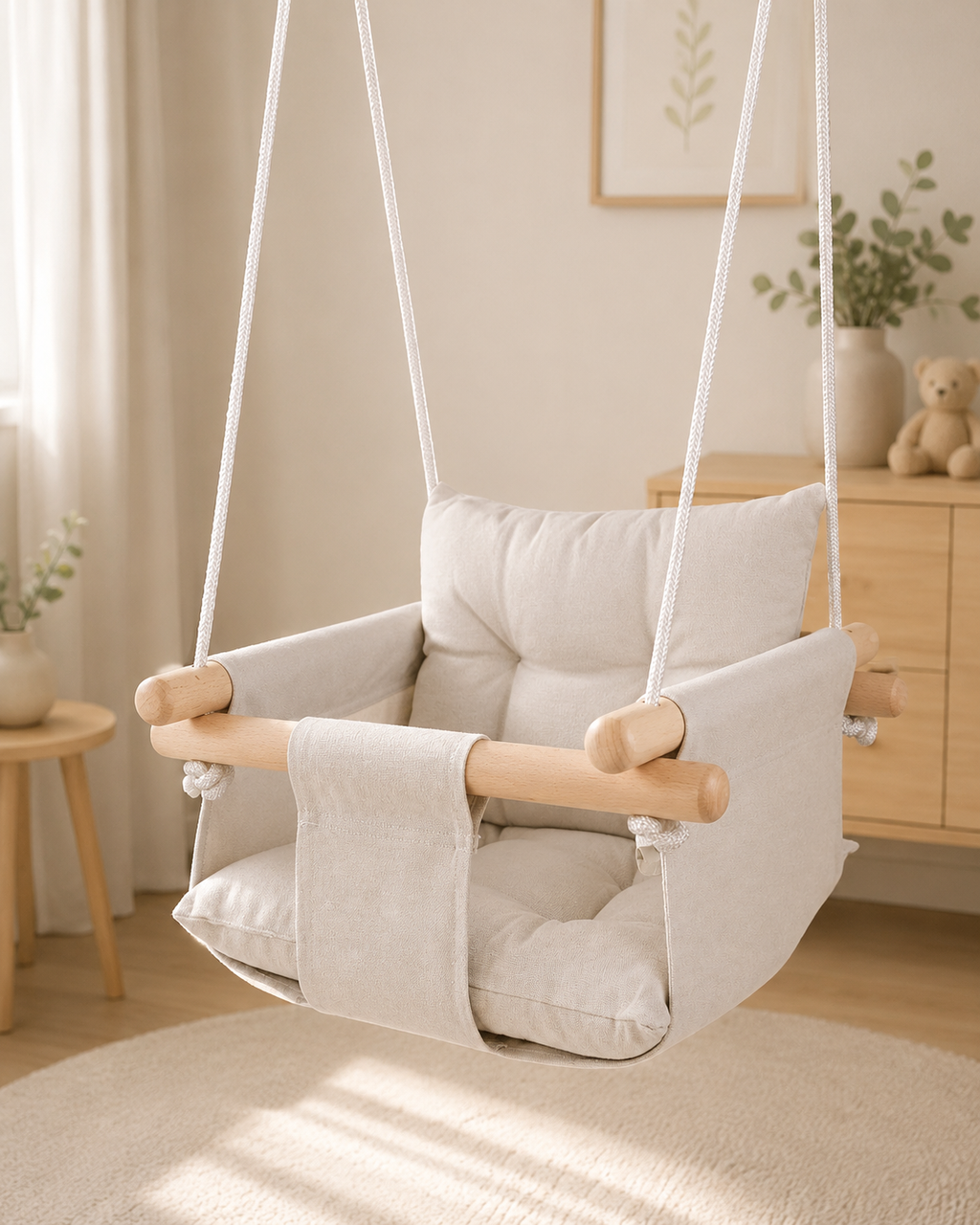 Noa Nest Canvas Baby Swing