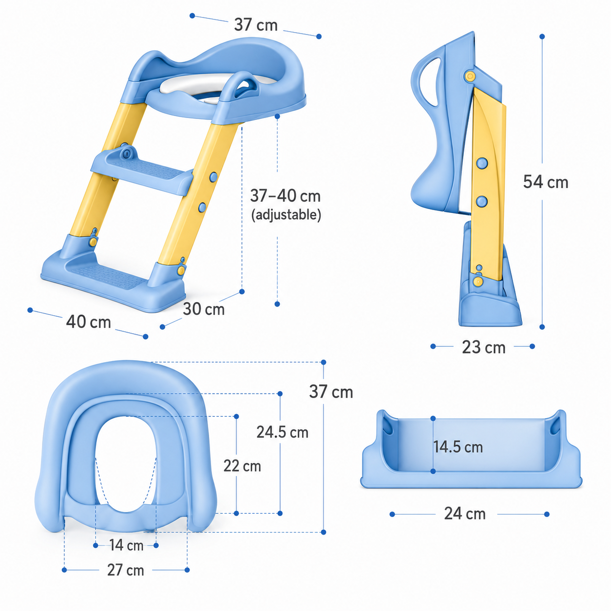 Noa Nest Foldable Potty Training Ladder Seat