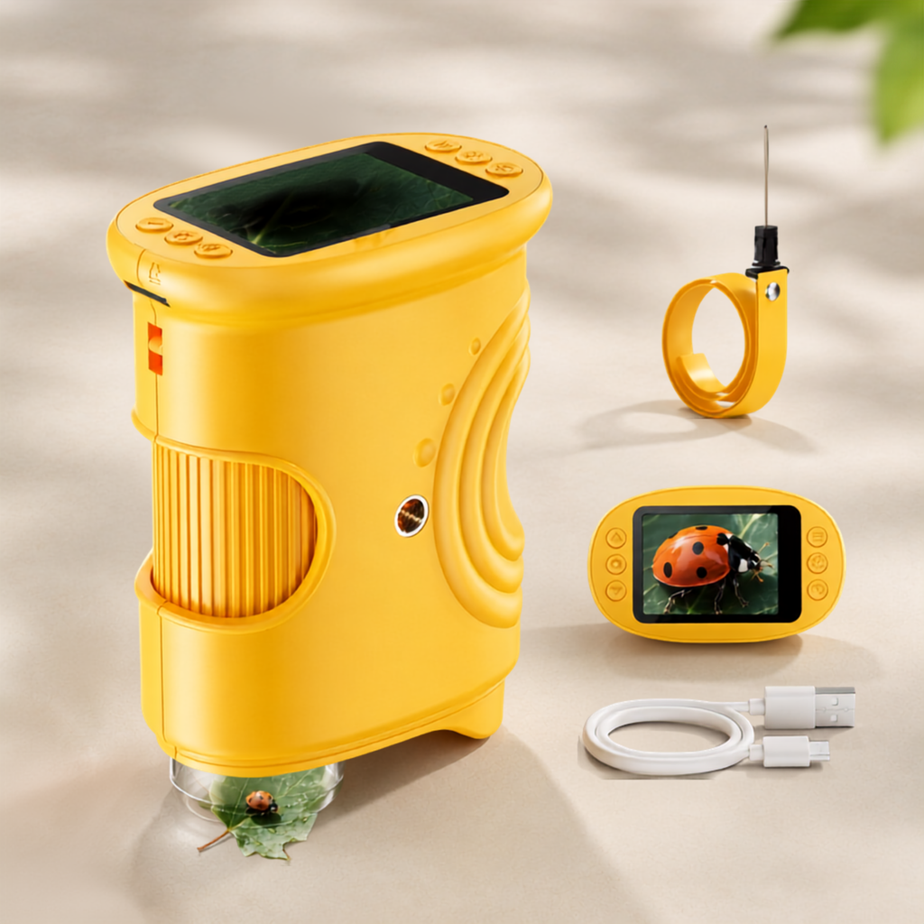 Noa Nest Portable Digital Microscope 1000x with LED Learning Camera