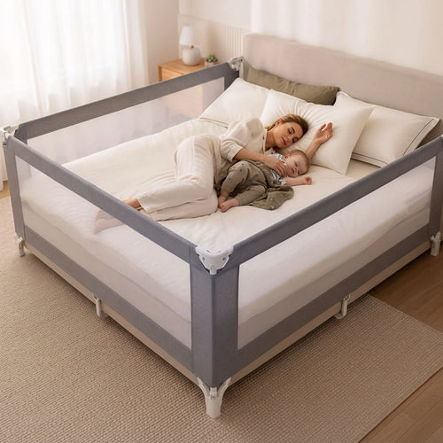 Noa Nest bedside safety rail for baby bed with secure fall protection and safe sleep support