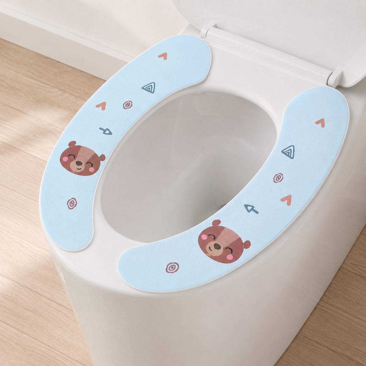 Noa Nest Warm Toilet Seat Cushion Pads 3 Pairs