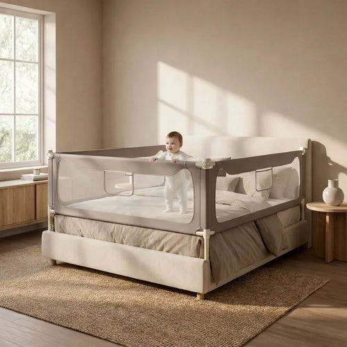 Noa Nest bedside safety rail for baby bed with secure fall protection and safe sleep support